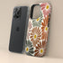 Custom Initials Abstract Flowers iPhone Case - V3